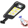 Faro lampione stradale pannello solare fotovoltaico sensore 120 led COB HS 8013B