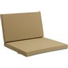 Tecnocuci Cuscini per Divanetti e Poltrone (4 schienali+4 sedute) in rattan, midollino ecc