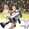 Dopastore Pistola a Bolle Bubble Gun 64 Fori Automatica macchina bolle Gioca all'Aperto