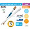 V-Tac KIT 10 TUBO NEON LED V-TAC TUBO G13 T8 120 CM LUCE CALDA NATURALE FREDDA VTAC