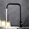 EASILY Miscelatore rubinetto monocomando per lavabo cucina canna alta nero opaco 79828
