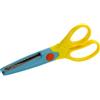 kwb set di forbici artigianali per bambini, 9 pezzi, incl. 8 forbici colorate, lunghezza 16,5 cm