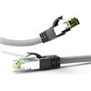 Goobay 55138 Cavo patch CAT 8.1 S/FTP (PiMF) grigio - LSZH privo di alogeni rame AWG 24