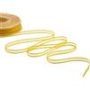 Furlanis - Velo Bordi Raso con Tirante Centrale, Nastro Decorativo per Confezioni, Bomboniere, Tessuto Italiano - Giallo Sole, 6 mm x 50 m