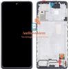 XIAOMI DISPLAY TOUCH +FRAME per XIAOMI REDMI NOTE 10 PRO 4G M2101K6G VETRO NERO 6.