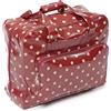 Hobby Gift Esclusiva Borsa per Macchina da Cucire, Borsa da Trasporto Imbottita in PVC, Accessori Extra, 20 x 43 x 37 cm, Pois Rossi
