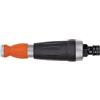 BLACK+DECKER Spruzzatore da giardino regolabile - Pistola a spruzzo per tubo da giardino - Flusso d'acqua regolabile - 12 x 3,5 x 3,5 cm - arancione/nero