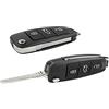 Chiavit Cover Chiave Guscio Telecomando 3 Tasti e Lama AUDI A1 A3 A4 A6 A8 Q5 Q7 CHIAVIT AU003 Ricambi Scocca Chiavi Auto Ricambio Compatibile Senza Logo Elettronica e Transponder