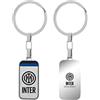 Inter F.C. Internazionale Portachiavi Acciaio, Unisex, Taglia unica