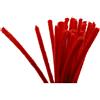 Creativ Pulitori per tubi, spessore 9 mm, L: 30 cm, rosso, 25 pezzi