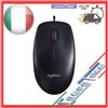 Mouse Logitech M90 USB 3 Pulsanti 1000dpi 1,8m Nero