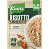 Knorr Risotto con Gamberetti, Risotto Pronto con Ingredienti Naturali, 100% Riso Italiano e Chicci al Dente, Preparazione in Pentola o al Microonde, 175g, 2 Porzioni