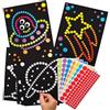 Baker Ross AX175 Kit Arte Con Adesivi Sistema Solare Per Bambini - Confezione Da 8, Kit Per Bambini Da Decorare E Personalizzare Per Progetti Artistici Festivi E Attività Della Vigilia Di Natale