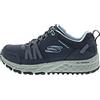 Skechers Escape Plan - Endless Pursuit, Trekking Taglio Basso Donna, Rivestimento Blu In Rete In Pelle Blu Navy, 36.5 EU