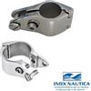 Inox Nautica SNODO A FORCELLA APRIBILE INOX AISI 316 CON VITE TUBO Ø22/25 TENDALINO GIUNTO