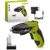 goobay Fixpoint 71880 Avvitatore a Batteria Professionale da 3, 6 V con Luce a LED