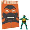 The Loyal Subjects Action Figure con Fumetto TMNT BST Ninja Turtles Tartarughe Ninja Michelangelo