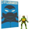 The Loyal Subjects Action Figure con Fumetto TMNT BST AXN Ninja Turtles Tartarughe Ninja Leonardo
