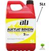 AB BENZINA ALCHILATA BIODEGRADABILE MISCELA 2% 5L MOTORI 2T CARBURANTE ECOLOGICO