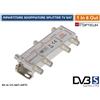 OPTICUM RIPARTITORE SPLITTER MOLTIPLICATORE SEGNALE TV SATELLITARE 15.9 db 1 IN - 6 OUT