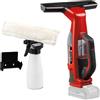 Einhell Lavavetri a batteria BRILLIANTO Power X-Change (18 V, ugello di aspirazione lungo 28 cm, pulizia senza aloni, incl. flacone spray con panno in microfibra, senza batteria)