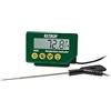 Extech TM26 Termometro Alimenti Impermeabile, NSF, IP65, Sonda | Termometro alimenti NSF, -40 a 392F (-40 a 200°C), sonda 4,1poll cavo 1,5m, IP65, allarmi, magnetico