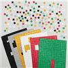 Baker Ross FE817 Adesivi Natalizi Mosaico con Glitter - Confezione da 1950, Tessere di Mosaico Scintillanti per Bambini, Attività Natalizie con Mosaico per Bambini, Attività Creative per Bambini