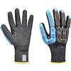 Honeywell Guanti antiurto Rig Dog™ Knit Cold Protect 44-4438BL, resistenti al taglio sul palmo e sul dorso della mano, calibro 18, lavorati a maglia e immersione, taglia 8M (CONFEZIONE DA 6 paia)