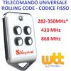 SILISYSTEM TELECOMANDO RADIOCOMANDO UNIVERSALE DUPLICATORE MULTIFREQUENZA DA 300 A 868 MHZ