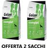 Golosi OFFERTA 2 SACCHI - Golosi Dog Complet 12 kg - Crocchette per Cani - NUOVO LAYOUT