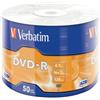 Verbatim 50 DVD -R VERBATIM vergini 16X SILVER Advanced Azo 4,7GB DVD cellwrap