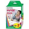 Fujifilm Instax Mini Photo Paper 2x10 Units Oro