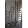 La Bottega Dell'Artigiano Scala scaletta legno massello a pioli in faggio ,soffitta camper barca garage