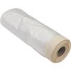 Nespoli Rotolo di plastica con nastro adesivo, 60 cm x 20 m, resistente a 80°, ideale per dipingere, decorare, coprire mobili, trattamento corona, adatto per automobili