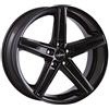 Oxigin 18 Concavi 10,50 x 20 Offset 43 Bulloni 5.00 x 130.00 Foro centrale 71.60 OXACHTZEHN10520M43B, Nero