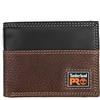 Timberland PRO Timberland RFID Bifold - Portafoglio da uomo in pelle con finestra posteriore, Marrone scuro/Pullman (Marrone) - DP0021/73-73-OS
