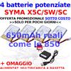 Syma batteria potenziata 1000 mah Drone SYMA X5C SC SW HEADLESS NUOVO MODELLO