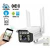 Andowl Telecamera Q-S30 IP HD Camera 5.0 MPX Sim Card Videosorveglianza WiFi Andowl