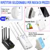 AMPLIFICATORE WIFI SEGNALE RIPETITORE EXTENDER RETE LAN ETHERNET FIBRA WI-FI