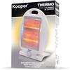 KOOPER Stufa Elettrica Al Quarzo a 2 Elementi 400/800W Stufetta Alogena
