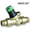 BRAUKMANN HONEYWELL Riduttore di pressione con bocchettone e filtro D05FS 3/4" Braukmann Honeywell
