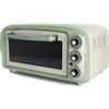 Ariete FORNETTO ARIETE 979/04 FORNO ELETTRICO PIZZA GRIGLIA 18 LCOMPATTO VINTAGE VERDE
