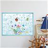 Ambiance Sticker YETI BLANK DESIGNS - Poster gigante XL da colorare con 150 adesivi - Atlantis e la vita subacquea - 100 x 70 cm - idea regalo poster con adesivi - facile da incorniciare - Colorazione per bambini
