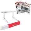 Fischer Staffe per Climatizzatore Unità Esterna KLIMA TOP + 3 Kit Tasselli per Fissaggio su Cappotto Isolante Spessore max 200 mm