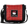 Target Hello Kitty SHOULDER BAG Borsa Messenger, 36 cm, 11 liters, Nero (Schwarz/Rot)