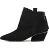 L37 HANDMADE SHOES Stivaletti alla Caviglia, in Pelle Scamosciata, Realizzati a Mano, Stile Unico I Feel My Needs, Stivale Donna, Nero, 39 EU