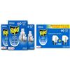 Raid Liquido Elettrico tripla ricarica, 60 Notti, 3 Confezioni da 36 ml + Antizanzare Comuni e Tigre, Inodore, Confezione da 2 Diffusori e 2 Ricariche, 60 Notti