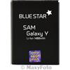 02809AA BATTERIA ORIGINALE BLUE STAR 1400mAh LITIO PER SAMSUNG GALAXY POCKET S5300