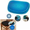 Cuscino gel antidecubito con fodera antiscivolo sfoderabile casa ufficio auto