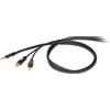 Die Hard Proel DHG520LU18 Cavo professionale connettori Jack 3.5mm Stereo a 2 x RCA 1,8mt